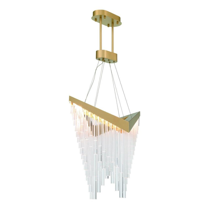 Vivien 32" LED Chandelier In Gold