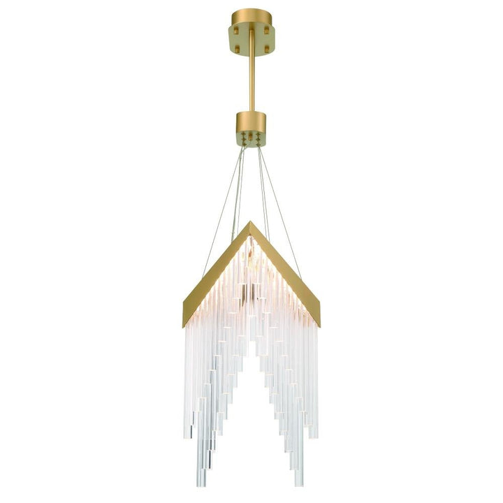 Vivien 32" LED Chandelier In Gold