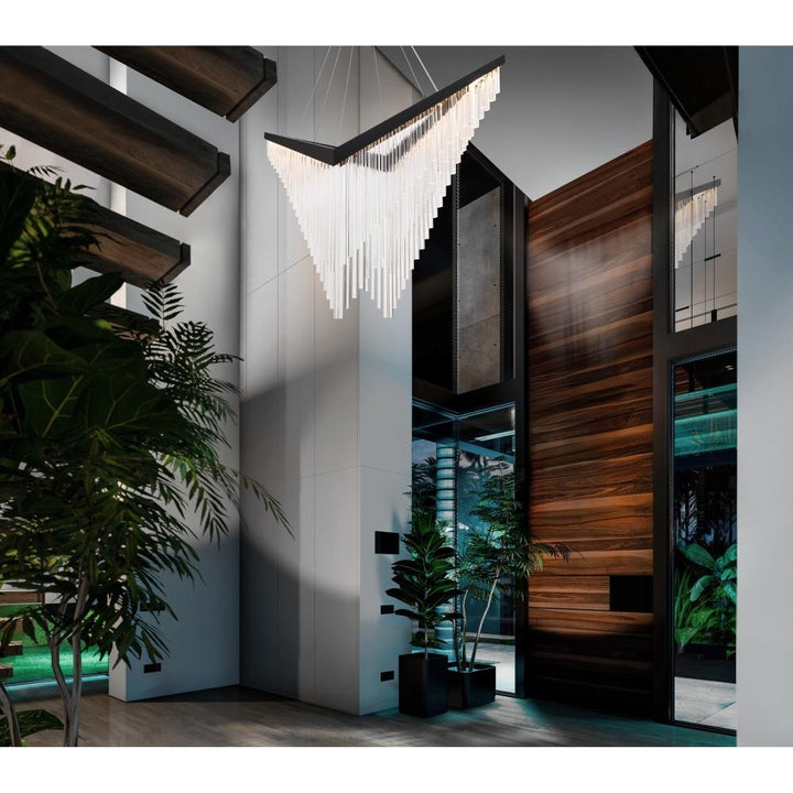 Vivien 60" LED Chandelier In Gold