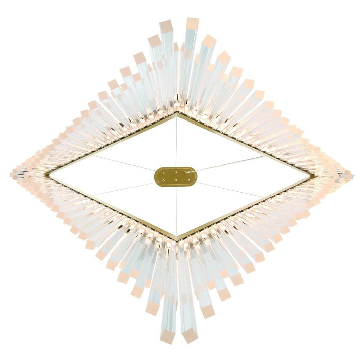 Vivien 60" LED Chandelier In Gold