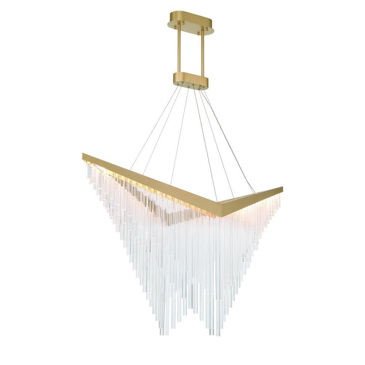Vivien 60" LED Chandelier In Gold