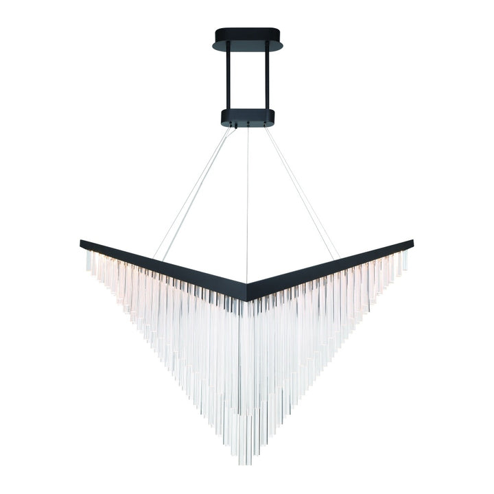 Vivien 60" LED Chandelier In Black