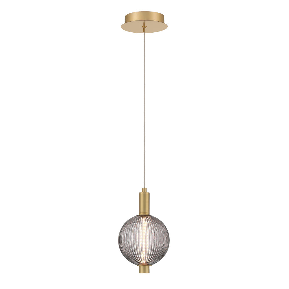 Palmas 10" LED Pendant In Gold