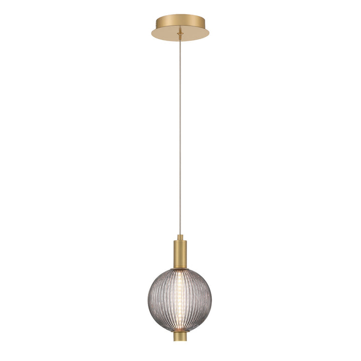 Palmas 10" LED Pendant In Gold