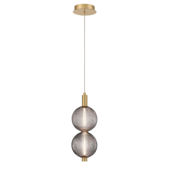 Palmas 16" LED Pendant In Gold