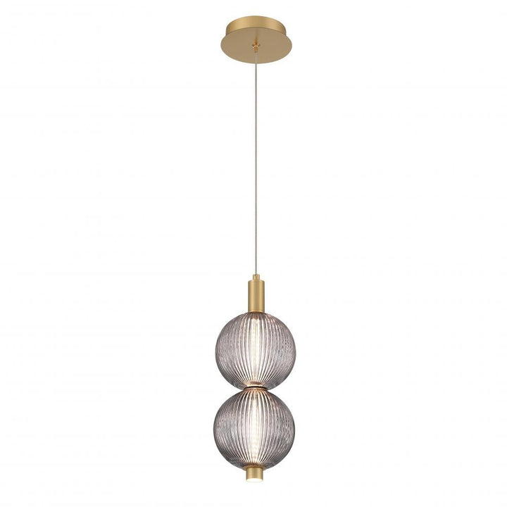 Palmas 16" LED Pendant In Gold