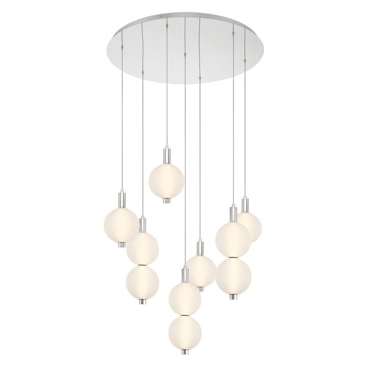 Palmas 30" LED Pendant In Nickel