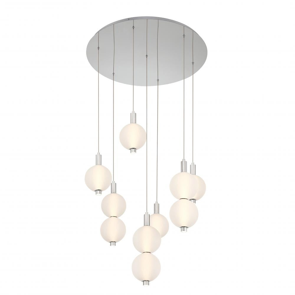 Palmas 30" LED Pendant In Nickel