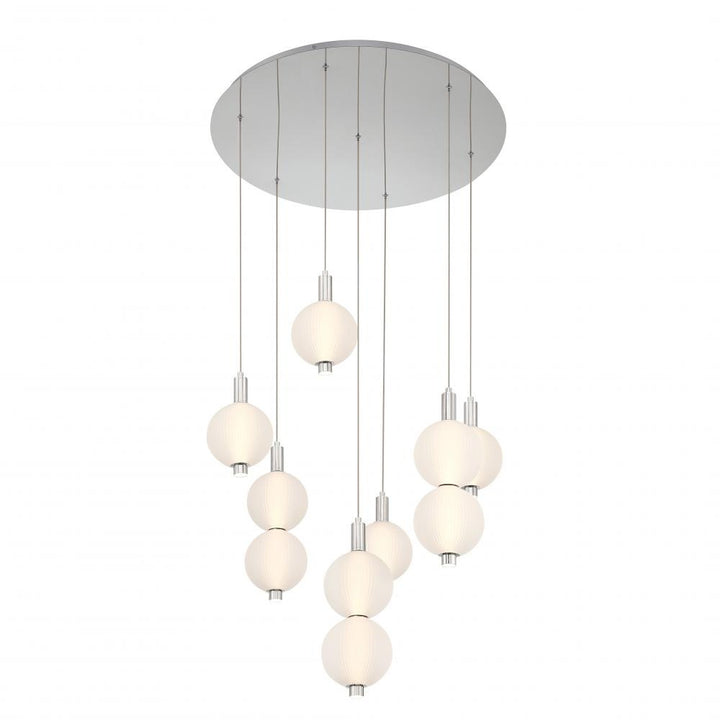 Palmas 30" LED Pendant In Nickel