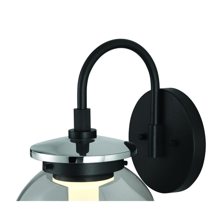 Caswell 8" LED Sconce In Black
