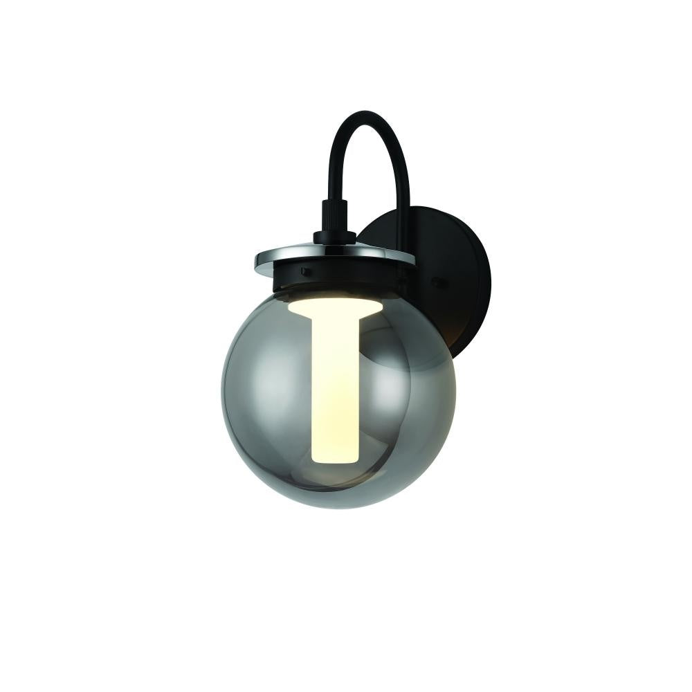 Caswell 8" LED Sconce In Black