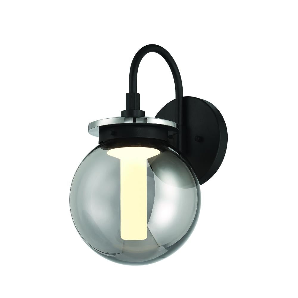 Caswell 8" LED Sconce In Black