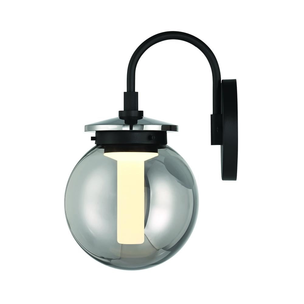 Caswell 8" LED Sconce In Black