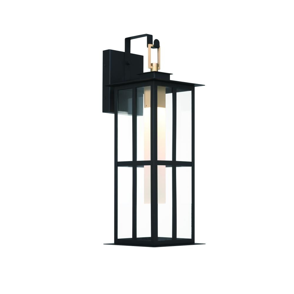 Greyson 22" LED Sconce In Brass and Black