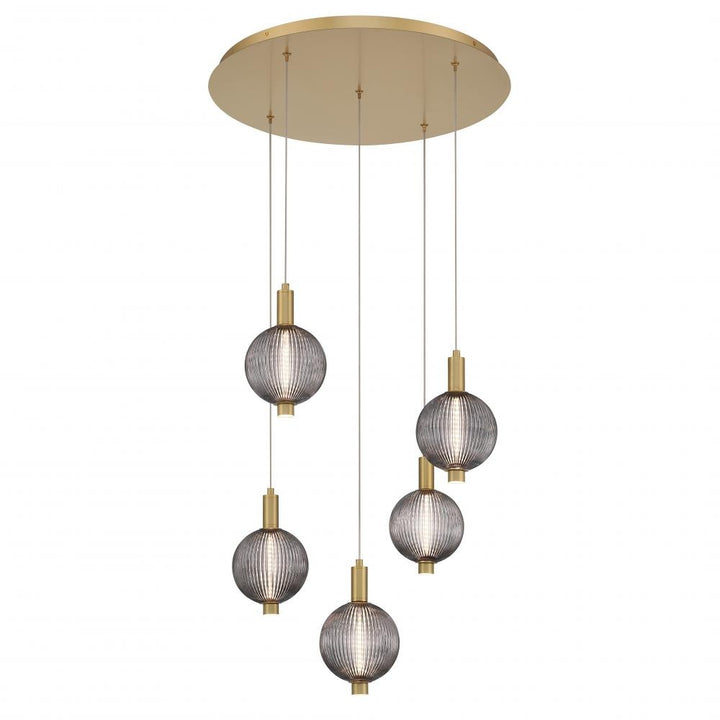 Palmas LED Pendant In Gold