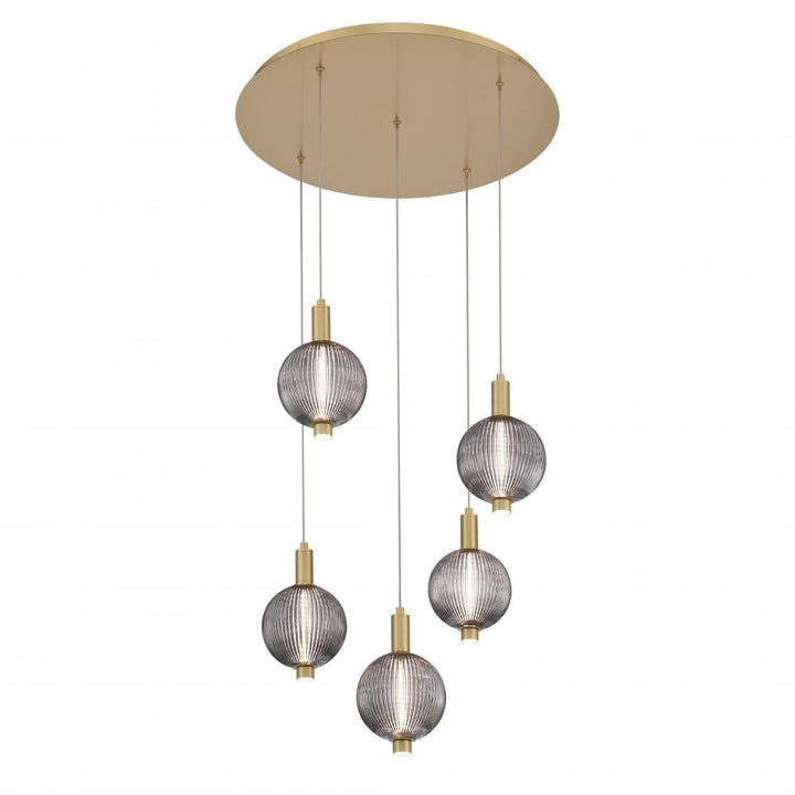 Palmas LED Pendant In Gold