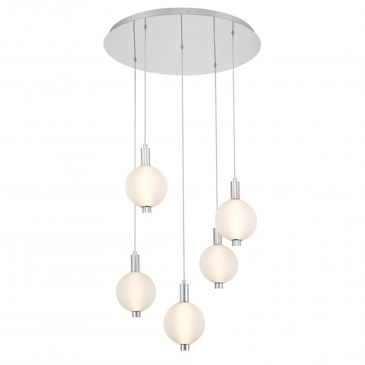 Palmas LED Pendant In Nickel