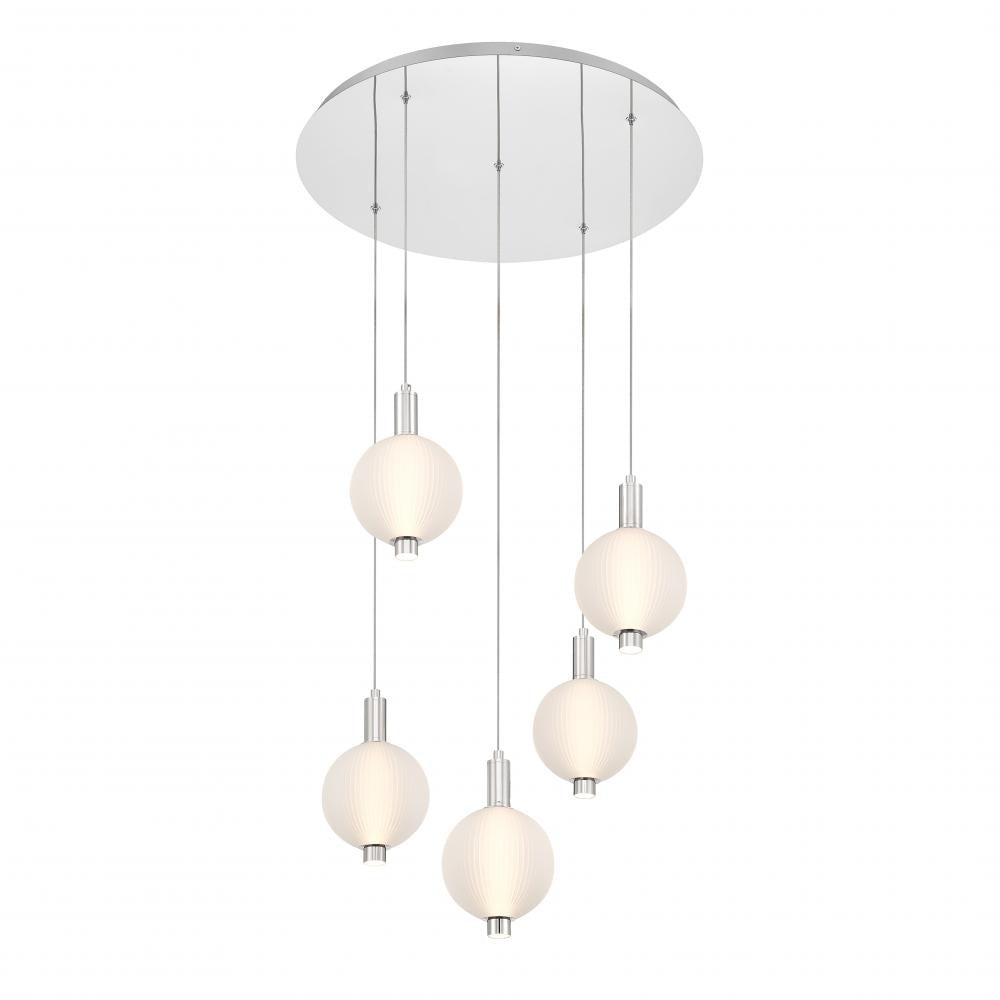 Palmas LED Pendant In Nickel