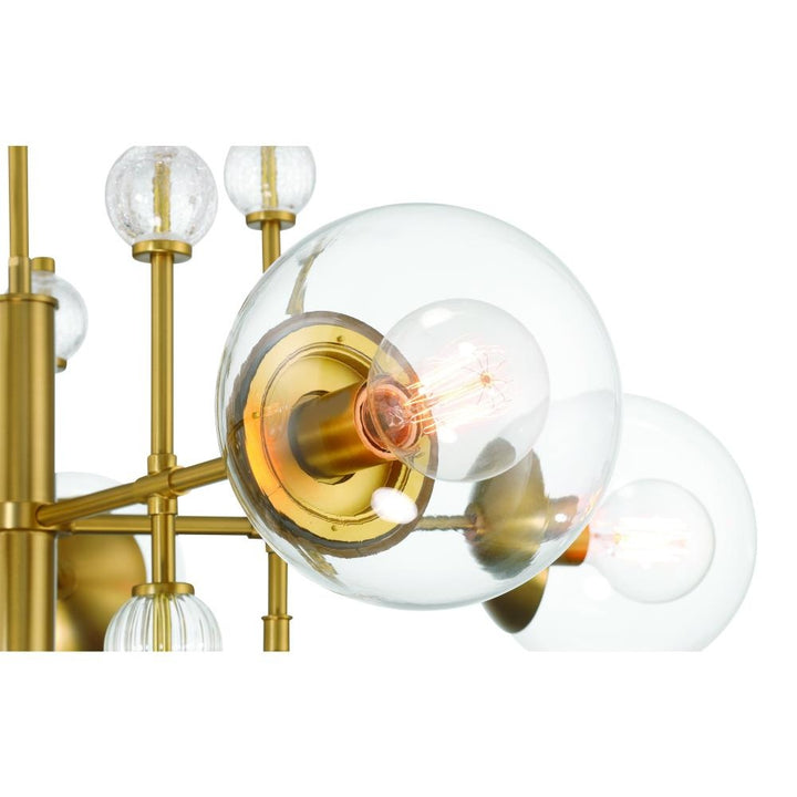 Traiton 36" Chandelier In Gold