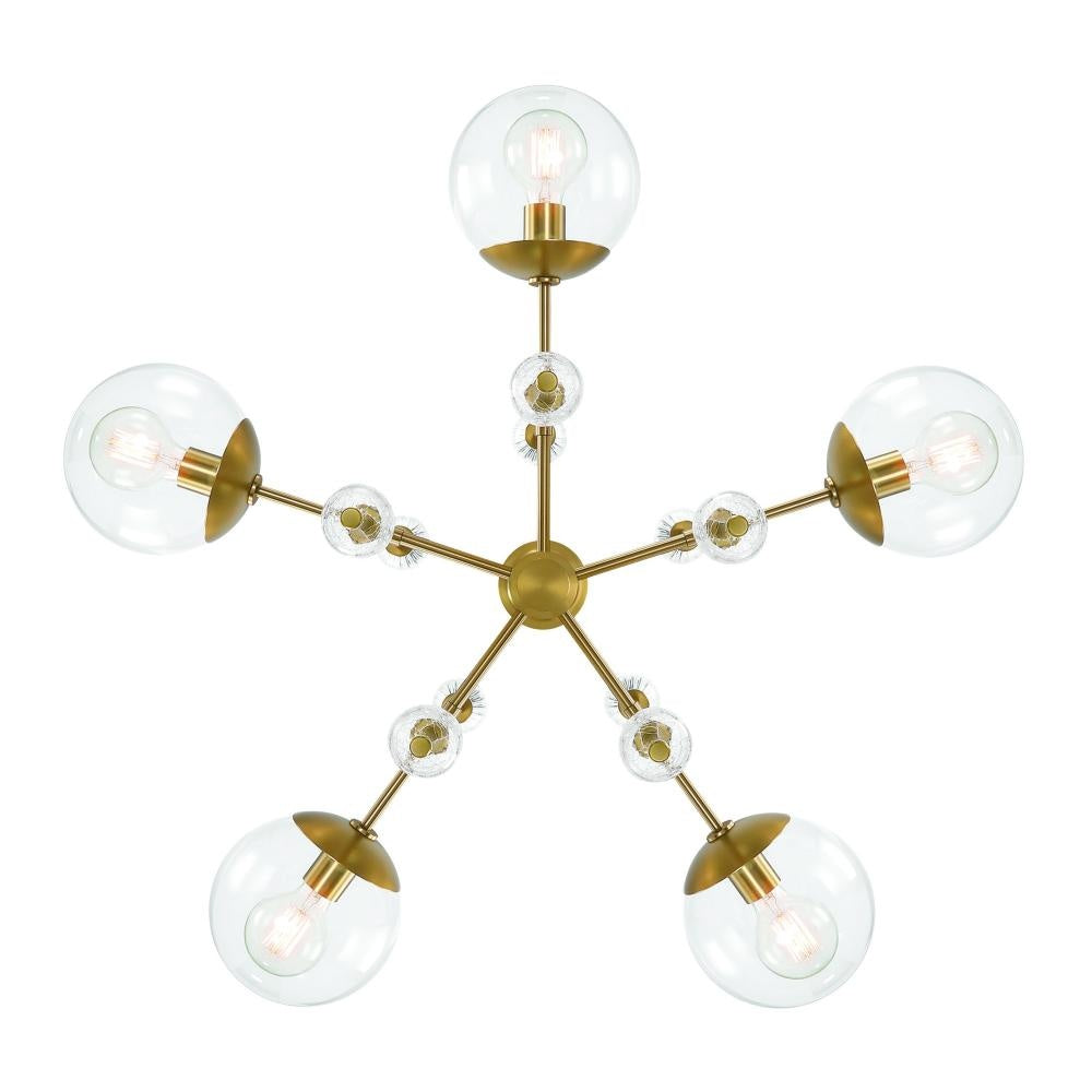 Traiton 36" Chandelier In Gold