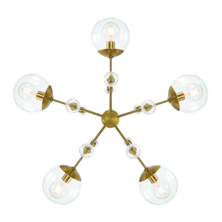 Traiton 36" Chandelier In Gold