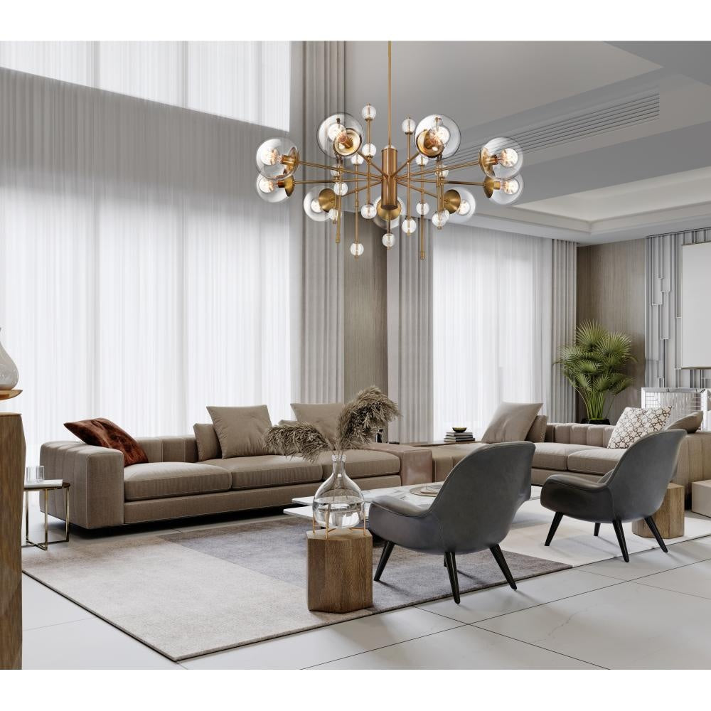 Traiton 48" Chandelier In Gold