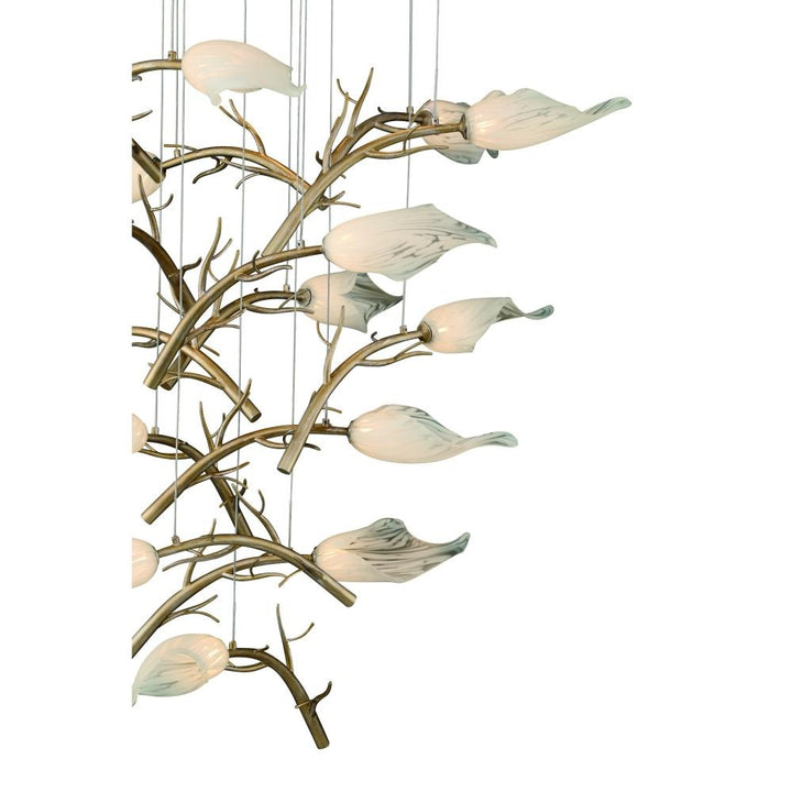 Matera 28" LED Chandelier In Gold