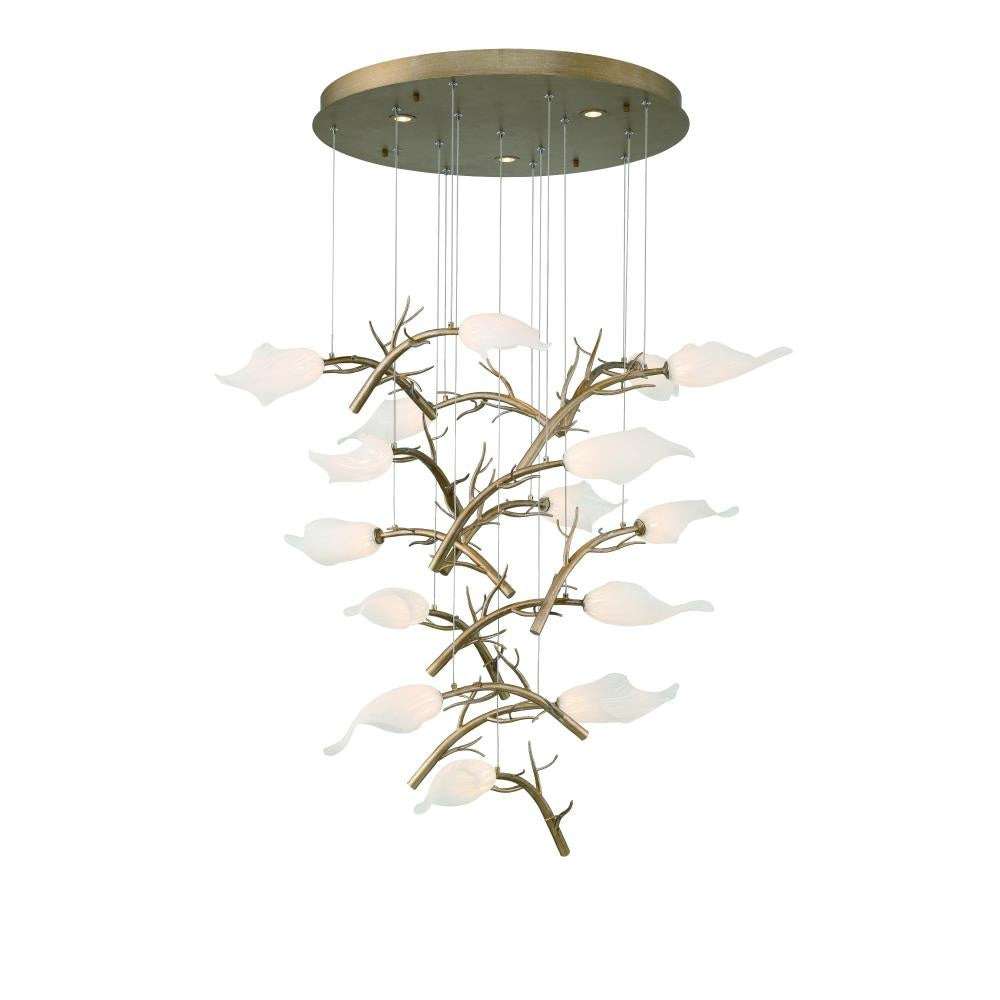 Matera 28" LED Chandelier In Gold