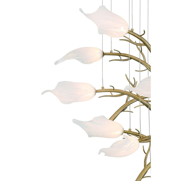 Matera 22" LED Chandelier In Gold