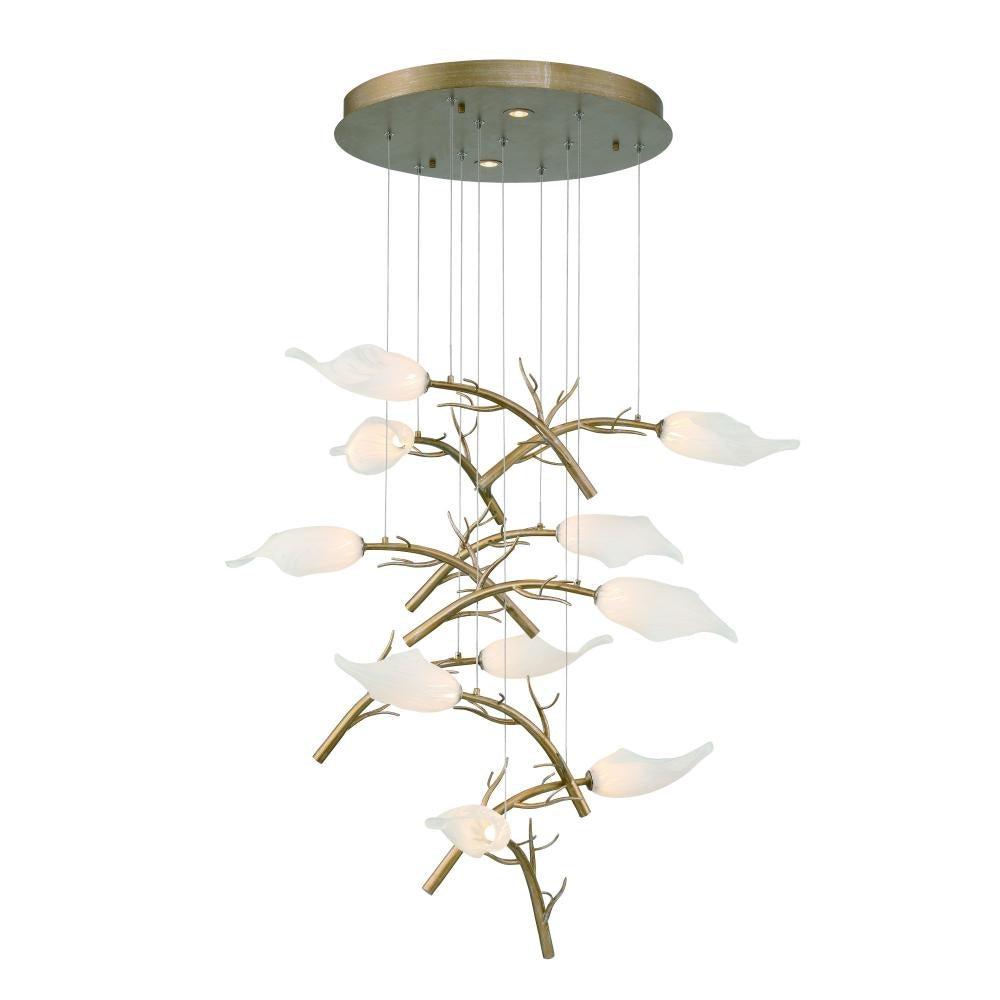 Matera 22" LED Chandelier In Gold
