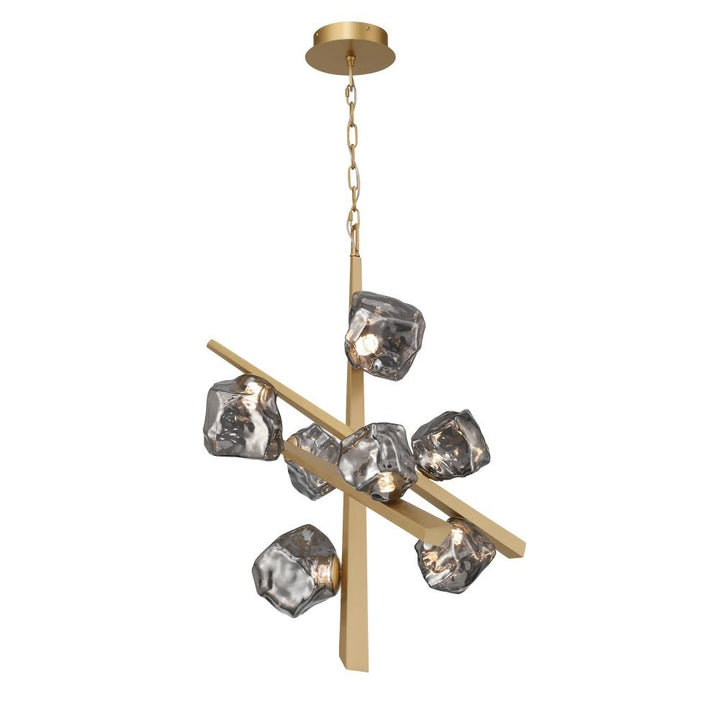 Thorah 27" LED Chandelier In Gold