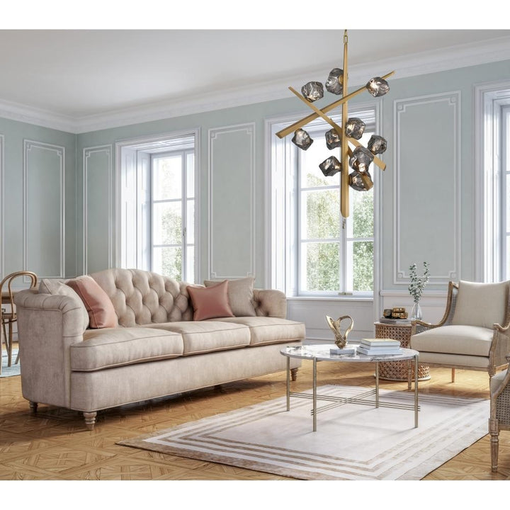 Thorah 36" LED Chandelier In Gold