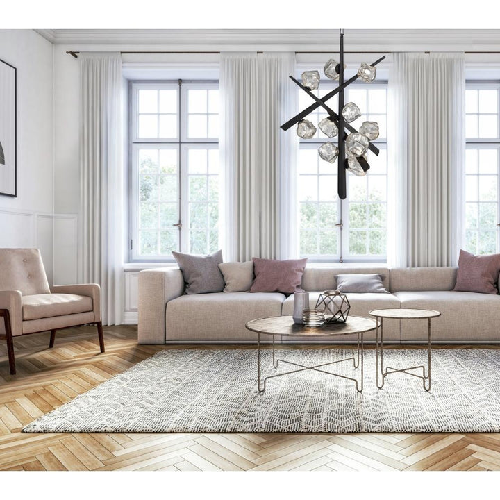 Thorah 36" LED Chandelier In Graphite