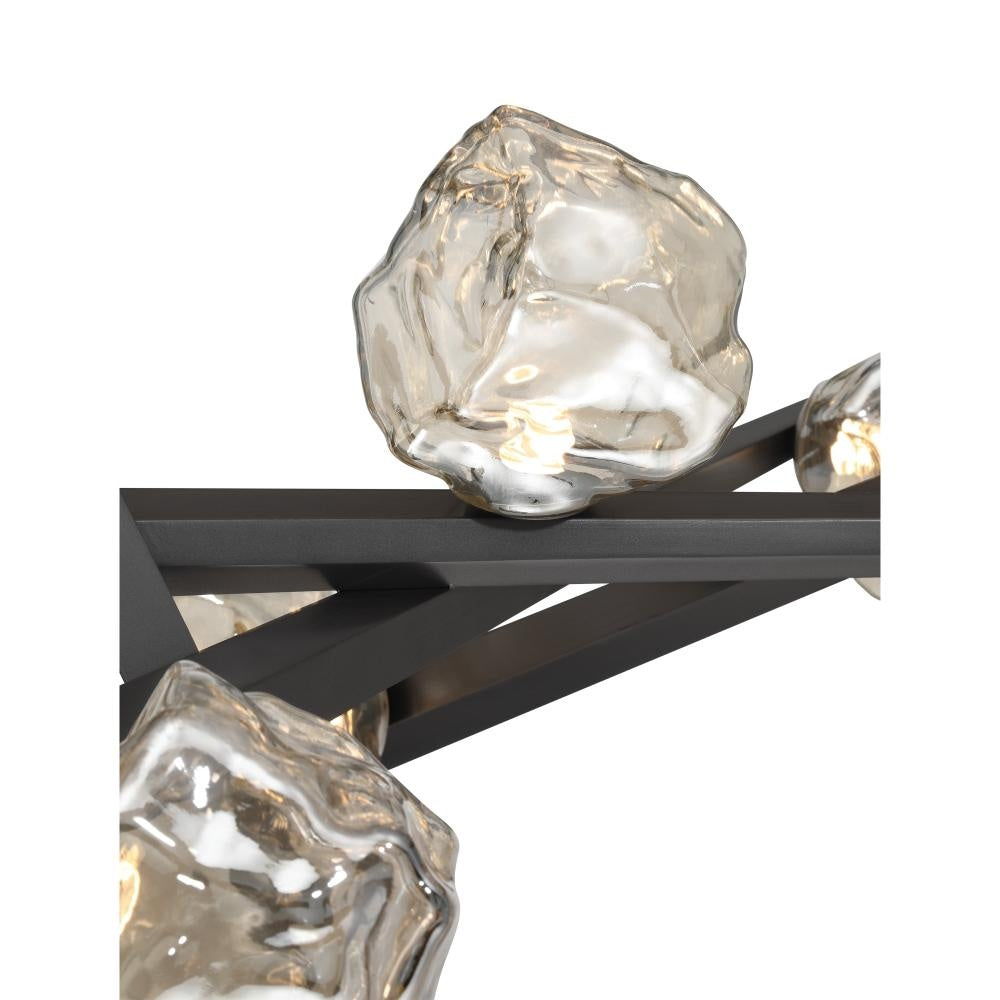 Thorah 36" LED Chandelier In Graphite