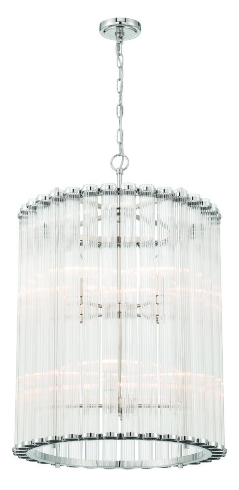 Glasbury 22" Pendant In Nickel