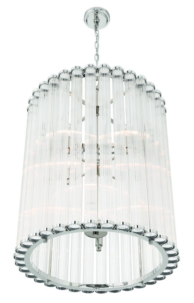 Glasbury 22" Pendant In Nickel
