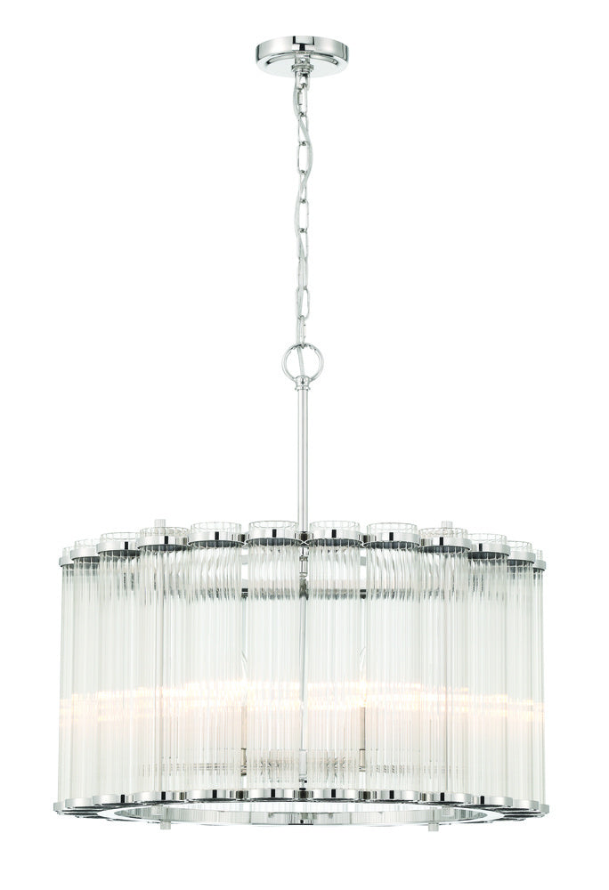 Glasbury 24" Pendant In Nickel