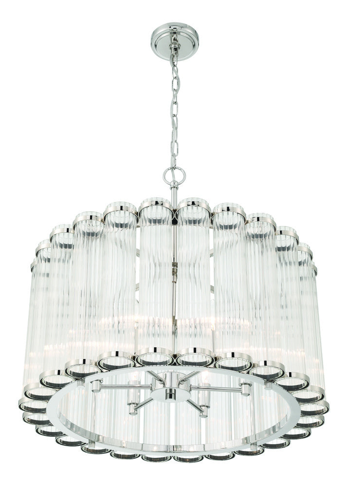 Glasbury 24" Pendant In Nickel