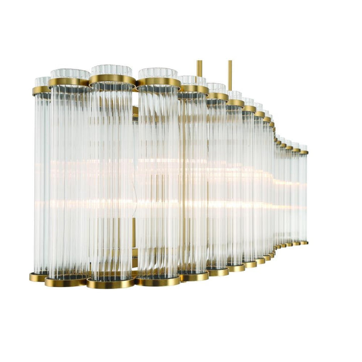 Glasbury 52" Chandelier In Gold