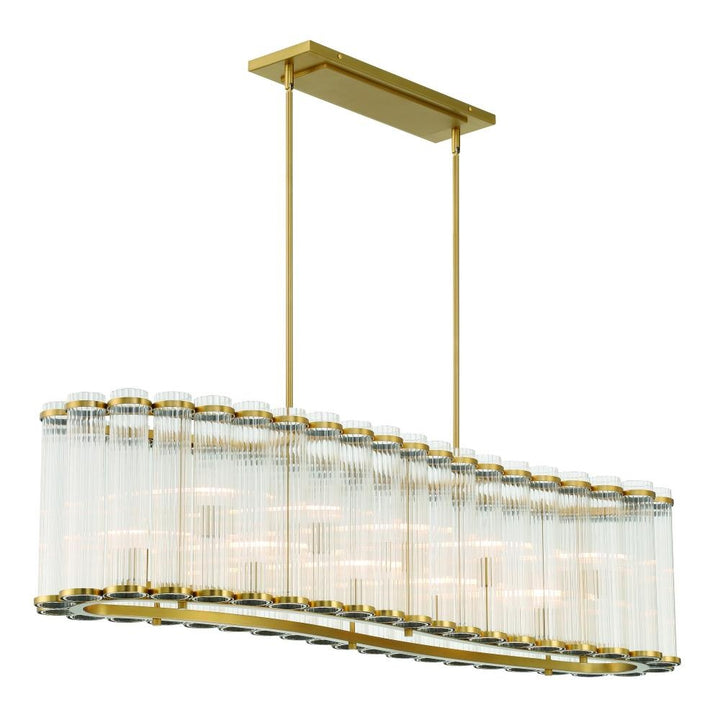 Glasbury 52" Chandelier In Gold