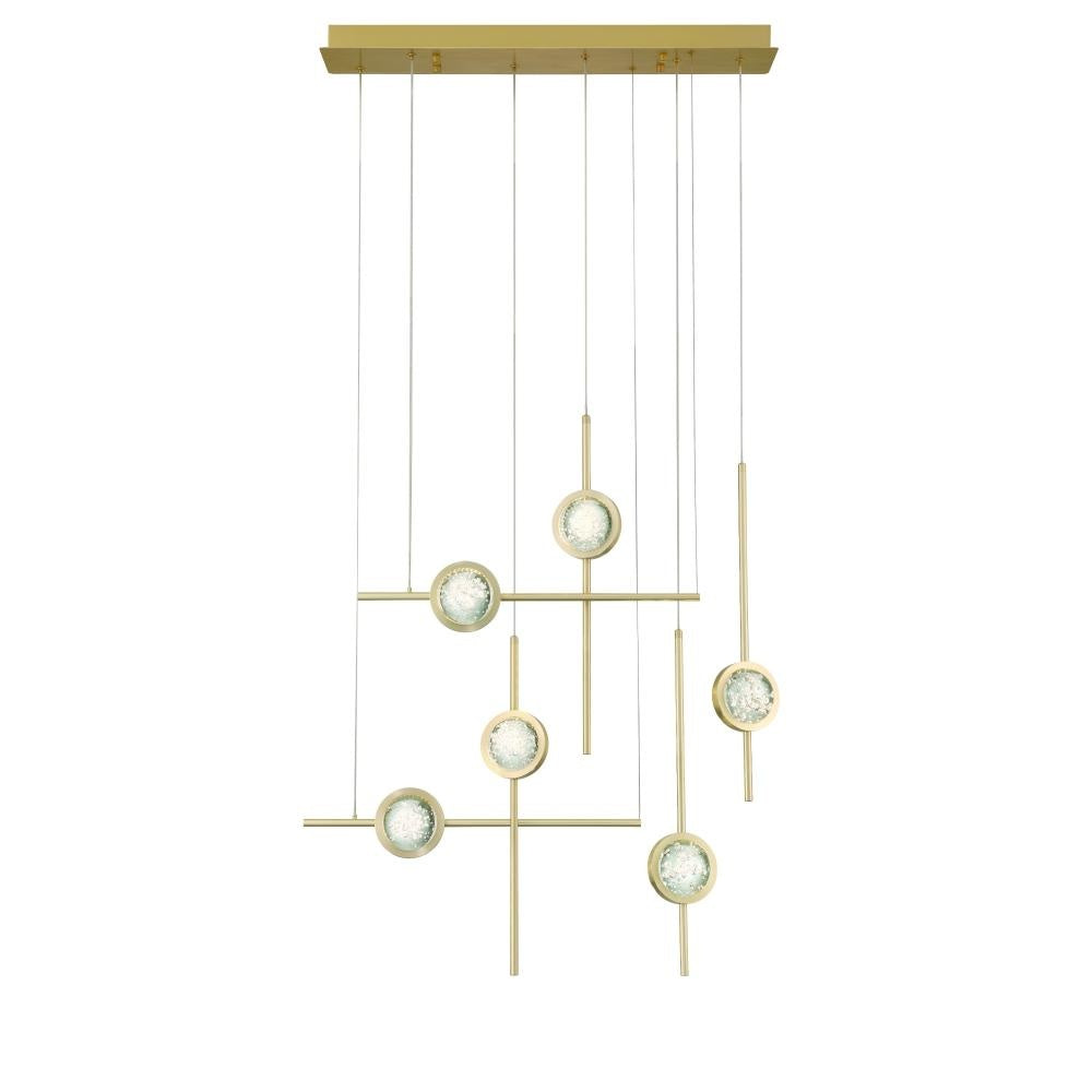 Barletta 32" LED Chandelier In Gold