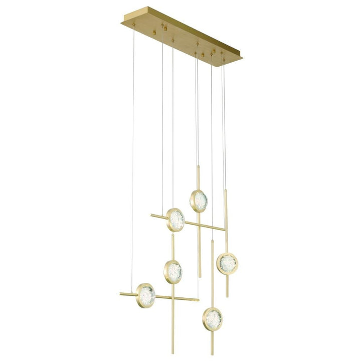 Barletta 32" LED Chandelier In Gold