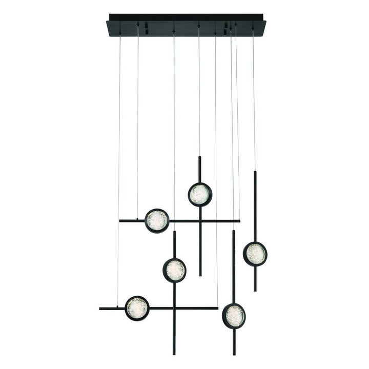 Barletta 32" LED Chandelier In Black