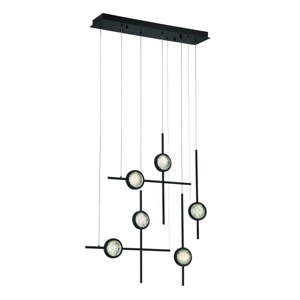 Barletta 32" LED Chandelier In Black