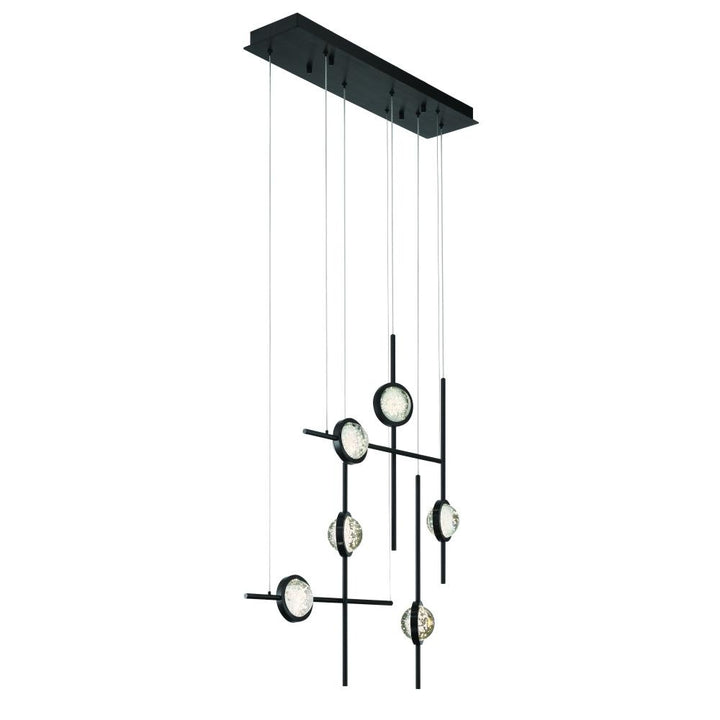 Barletta 32" LED Chandelier In Black