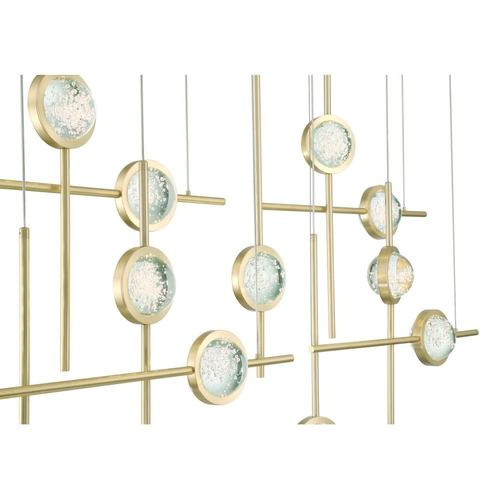 Barletta 53" LED Chandelier In Gold
