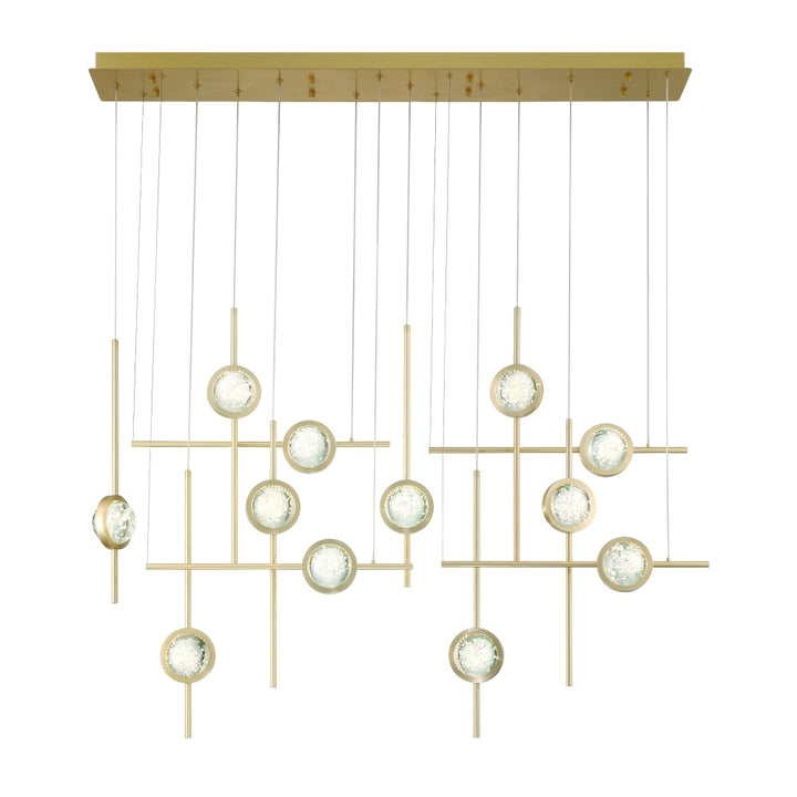 Barletta 53" LED Chandelier In Gold