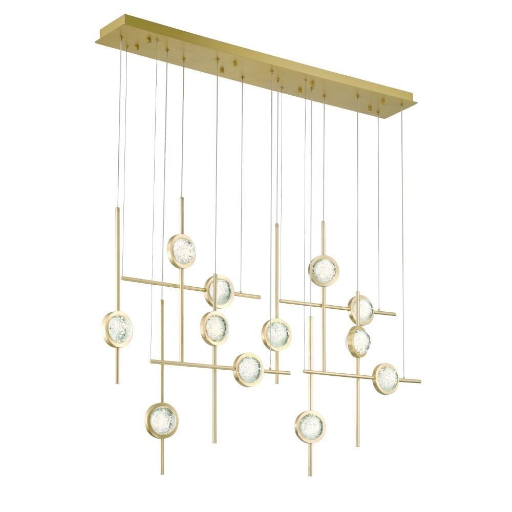 Barletta 53" LED Chandelier In Gold