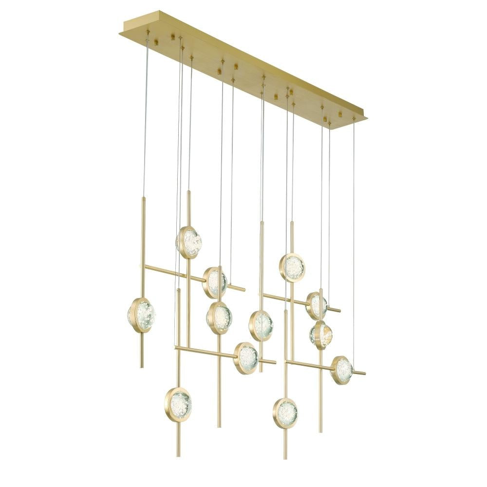 Barletta 53" LED Chandelier In Gold