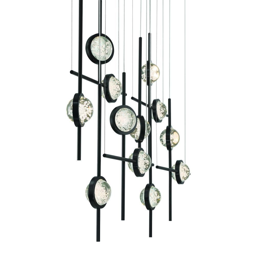 Barletta 53" LED Chandelier In Black